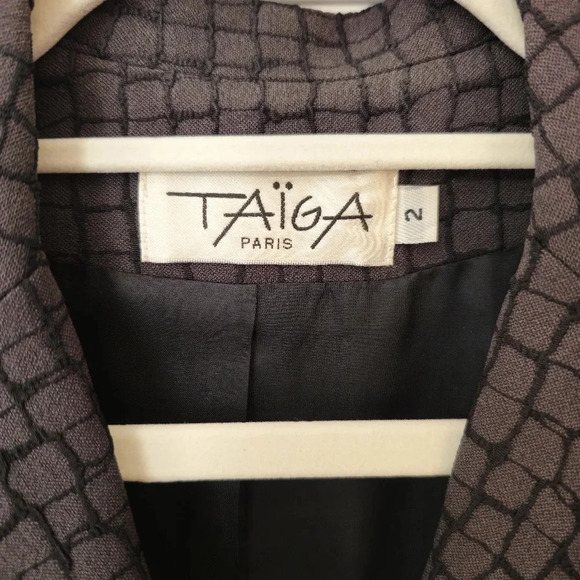 Taiga Paris vintage cropped blazer size 2 - Picture 3 of 6